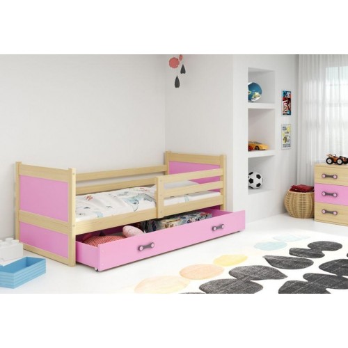 Gulta RICO 90x200 priede/rozā