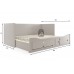 Bērnu gulta HERMES 80x200, kašmirs