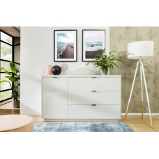 Kumode FORN SZF2D2S, balts/balts glancēts