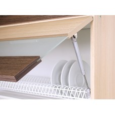Virtuves komplekts MODENA 220, balts glancēts/grafīts