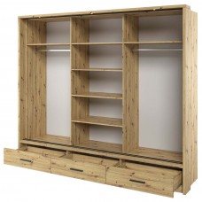 Skapis ar apgaismojumu ARTI AR-01P, ozols artisan