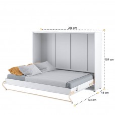 Paceļamā gulta CONCEPT PRO CP4, balts glancēts