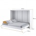 Paceļamā gulta CONCEPT PRO CP4, balts glancēts Paceļamā gulta CONCEPT PRO CP4, balts glancēts