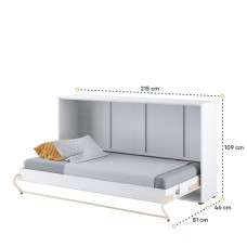 Paceļamā gulta CONCEPT PRO CP6, balts glancēts