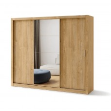 Skapis ar bīdamām durvīm 3D IDEA ID-01, ozols shetland