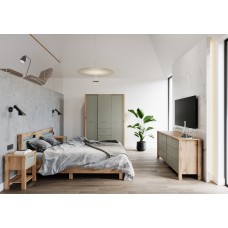 Kumode ar koka kājām INDYGO K5S, zaļš