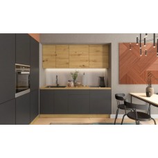 Virtuves skapītis ar vienu atvilkni LANGEN D40S1, pelēks