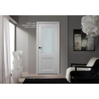 Iekšdurvis PRESTIGE GLASS 1 balts matēts Iekšdurvis PRESTIGE GLASS 1 balts matēts