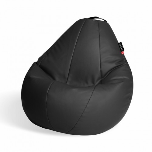 Ādas sēžammaiss COMFORT 90 melns