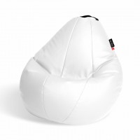 Ādas sēžammaiss COMFORT 90 balts
