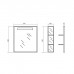 Spogulis Milano 65,20cmx65cm Spogulis Milano 65,20cmx65cm