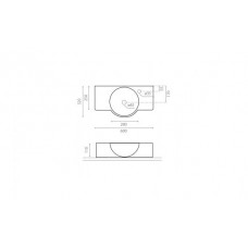 Izlietne TT2,40cmx60cm