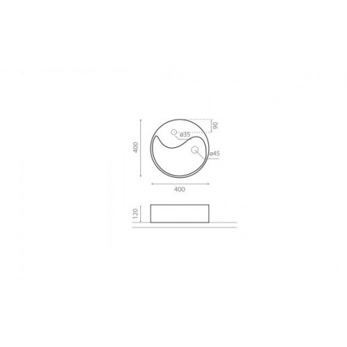 Izlietne Nuevo Madrid,35cmx86cm Izlietne Nuevo Madrid,35cmx86cm