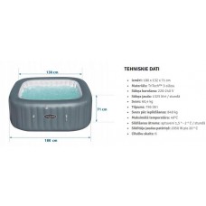 Piepūšamais džakuzi Bestway 60031