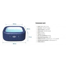 Piepūšamais džakuzi Bestway 60021