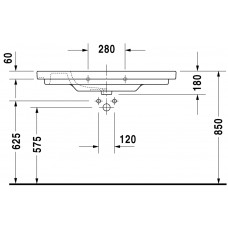 Izlietne D-Code,22cmx50cm