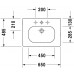 Izlietne D-Code,48cmx85cm