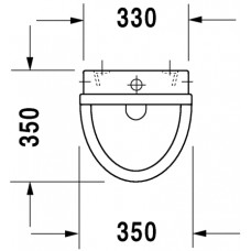Pisuārs Starck 3,35cmx33cm