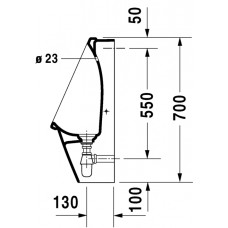 Pisuārs Starck 3,30cmx24.5cm