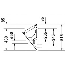 Pisuārs Starck 1,28.5cmx32cm