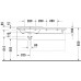 Izlietne P3 Comforts,50cmx125cm Izlietne P3 Comforts,50cmx125cm