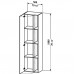 Augstais Skapis Durastyle,36cmx50cm Augstais Skapis Durastyle,36cmx50cm