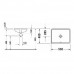 Izlietne Starck 3,43cmx55cm