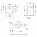 Izlietne Starck 3 Compact,37cmx55cm
