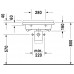 Izlietne Starck 3,48.5cmx105cm