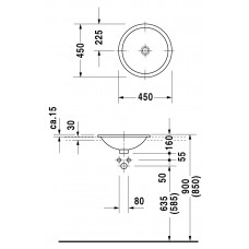 Izlietne Architec,50cmx50cm