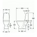 Pods Nautic Hygienic Flush,34.5cmx65cm Pods Nautic Hygienic Flush,34.5cmx65cm