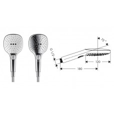 Duša Galva Raindance Select E 120 3Jet