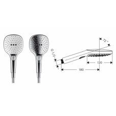 Duša Galva Raindance Select E 120 3Jet