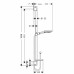 Dušas Komplekts Raindance Select S 120 3Jet/Unica`S Puro90cm