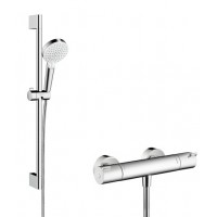 Dušas Komplekts Ar Termostatu Crometta Vario/Ecostat 1001 Cl65cm Dušas Komplekts Ar Termostatu Crometta Vario/Ecostat 1001 Cl65cm