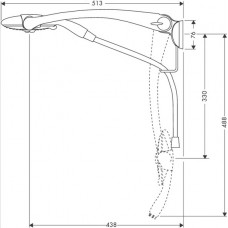 Dušas Komplekts Raindance Allrounder/E 150 Air 3Jet45cm