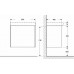 Izlietnes Un Skapīša Komplekts Sense Nsmp60 Compact,42cmx62cm