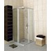 Dušas Stūris Solid Svh,90cmx90cm,Balts/caurspīdīgs