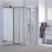Dušas Stūris Solid Svh,90cmx90cm,Balts/ekrānstikls