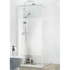 Dušas Siena Solid Sv90cm,Matēts sudrabs/tonēts stikls