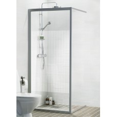 Dušas Siena Solid Sv90cm, Matēts sudrabs/ekrānstikls