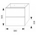 Izlietnes Skapītis Pure,33cmx58cm Izlietnes Skapītis Pure,33cmx58cm