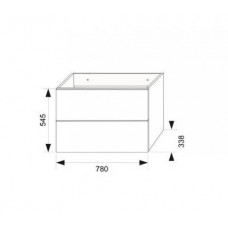 Izlietnes Skapītis Pure,33cmx78cm