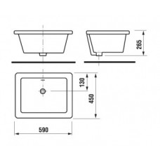 Virtuves Izlietne Doris,45cmx59cm