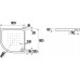 Dušas Vanniņa Deep,90cmx90cm,Balta