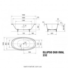 Vanna Elipso Duo,100cmx190cm