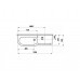 Izlietne Lb3 Modern,42cmx125cm