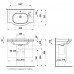 Izlietne Lb3 Classic,52cmx85cm