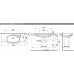 Izlietne Lb3 Classic,52cmx125cm