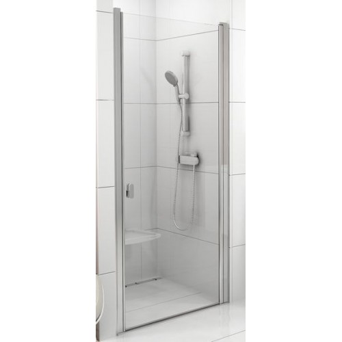 Dušas Durvis Csd1,90cm,Satīns/Caurspīdīgs Stikls
